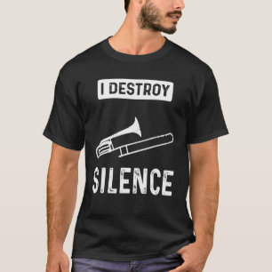 Ik vernietig de Silence Choir Marching Band en Tro T-shirt
