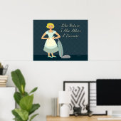 Ik veroordeel een vacuüm poster (Thuiskantoor)