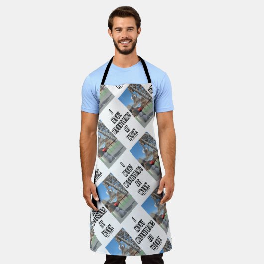 Ik verplaats bergen op het werk Software Developer Schort (Gedragen)