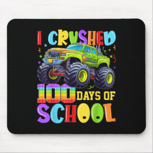 Ik verpletterde 100 dagen Kind Boy Monster Truck Muismat