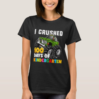 Ik verpletterde 100 dagen kleuterschool leuke meis t-shirt