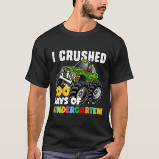 Ik verpletterde 100 dagen kleuterschool leuke meis t-shirt