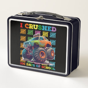 Ik verpletterde 100 dagen monstertruck van school