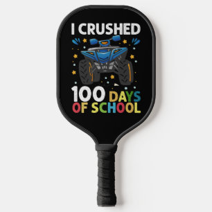 Ik verpletterde 100 dagen school monstertruck jong pickleball paddle