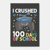 Ik verpletterde 100 dagen school monstertruck jong post-it® notes (Voorkant)