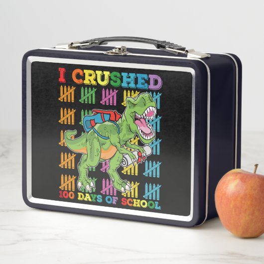 Ik verpletterde 100 dagen school T rex dinosaurus (In situ)