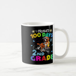 Ik verpletterde 100 dagen van 2e klas vuile fiets koffiemok