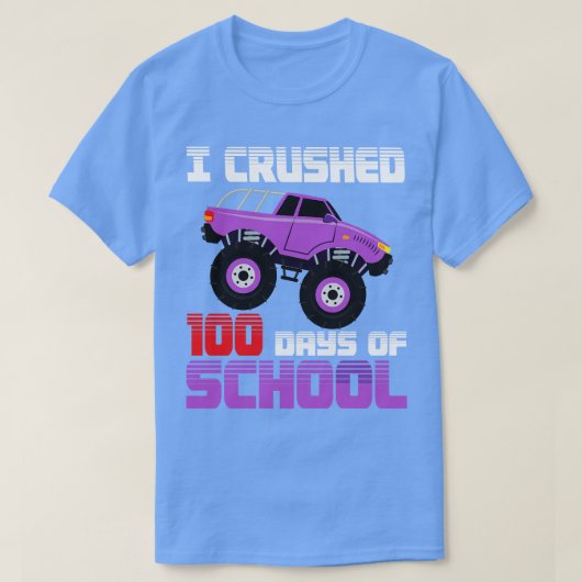 Ik verpletterde 100 dagen van school Kinder T-shirt (Design voorkant)