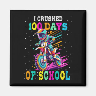 Ik verpletterde 100 dagen van school Motocross Magneet