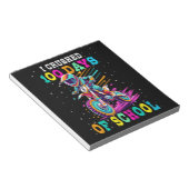 Ik verpletterde 100 dagen van school Motocross Notitieblok (Schuin)