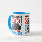 Ik verpletterde 100 dagen van school schattige mon mok (Voorkant links)