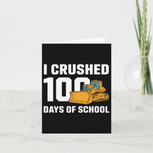 Ik verpletterde 100 dagen van schooljongens Kinder Kaart