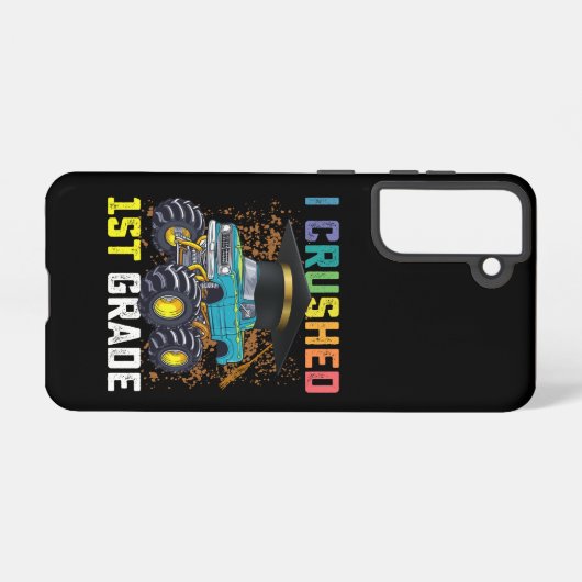 Ik verpletterde 1e klas Monster Truck Afstuderen Samsung Galaxy Hoesje (Achterkant horizontaal)