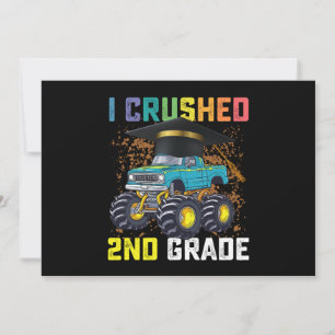Ik verpletterde 2e klas Monster Truck Afstuderen Kaart