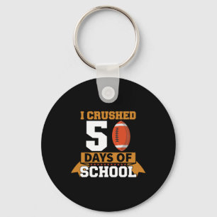 Ik verpletterde 50ste dag van school Football 50 d Sleutelhanger