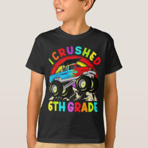 Ik verpletterde 6e klas Monster Truck Graduation C T-shirt