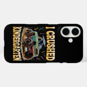 Ik verpletterde de kleuter-monstertruck-afstuderen Case-Mate iPhone case (Achterkant (horizontaal))