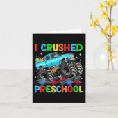 Ik verpletterde de kleuterschool laatste schooldag kaart (Gele Bloem)