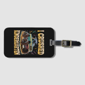 Ik verpletterde de kleuterschool monstertruck afst bagagelabel (Voorkant (horizontaal))