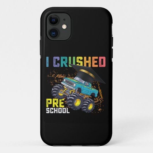 Ik verpletterde de kleuterschool monstertruck afst Case-Mate iPhone case (Achterkant)