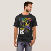 Ik verpletterde Pre K Monster Truck Graduation Cap T-shirt (Voorkant volledig)