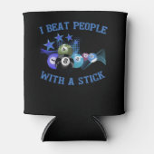 Ik versla mensen met een stekelstaartje blikjeskoeler (Voorkant)