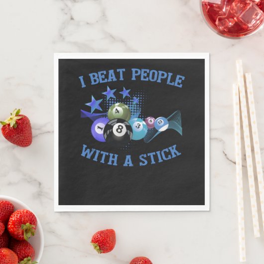 Ik versla mensen met een stekelstaartje servet (Insitu)