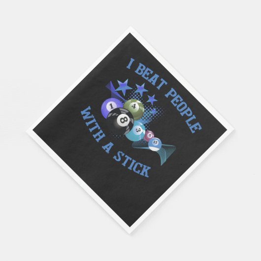 Ik versla mensen met een stekelstaartje servet (Hoek)