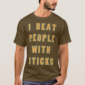 Ik versla mensen met sportwetenschappen atlete t-shirt