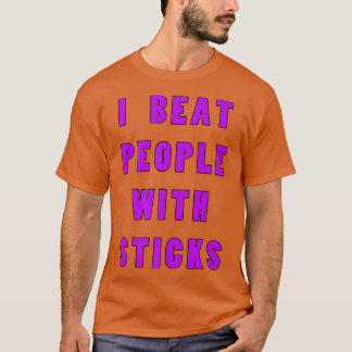 Ik versla mensen met sportwetenschappen atlete t-shirt