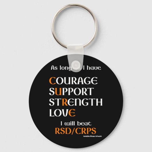 Ik versla RSD/CRPS-Sleutelhanger Sleutelhanger (Voorkant)