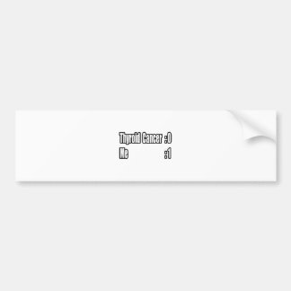 Ik versla schildklierkanker (scorebord) bumpersticker