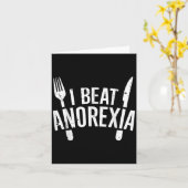 Ik Versloeg Anorexia Bewustzijn Grappig, Klein Kaart (Gele Bloem)