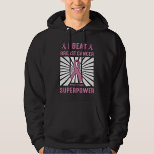 Ik versloeg borstkanker overlevende Superpower Pri Hoodie