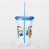 Ik verstop me niet; ik ben aan het mengen in grapp acryl drinkbeker (Rechts)