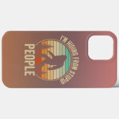 Ik verstop van stoute mensen, grappige voet Case-Mate iPhone case (Achterkant (horizontaal))