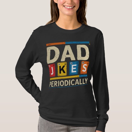 Ik vertel af en toe grappige vadergrappen t-shirt (Voorkant)