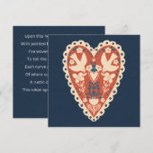 Ik vertel de wereld over mijn liefde voor jou feestdagenkaart (Voorkant / Achterkant)