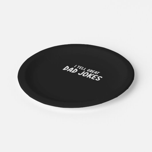 Ik vertel geweldige papa Jokes Papieren Bordje (Gekanteld)