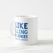 Ik Vertel Graag Vadergrappen Koffiemok (Voorkant links)