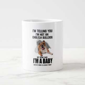 Ik vertel je dat ik geen Engelse bulldog Gift ben Grote Koffiekop