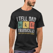 * Ik vertel papa grappen digitale print T-shirt (Voorkant)