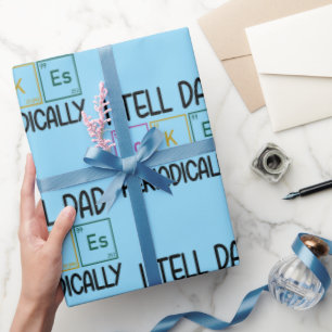 Ik vertel papa Jokes periodiek Cadeaupapier