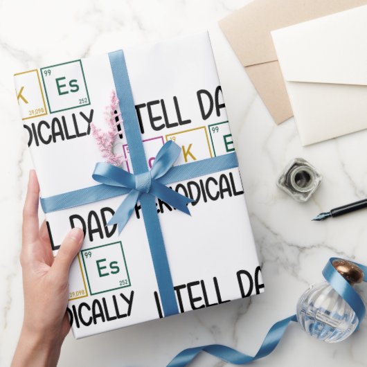 Ik vertel papa Jokes periodiek Cadeaupapier (Geschenken)