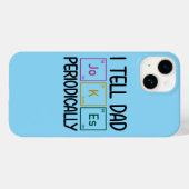 Ik vertel papa Jokes periodiek Case-Mate iPhone Case (Achterkant (horizontaal))