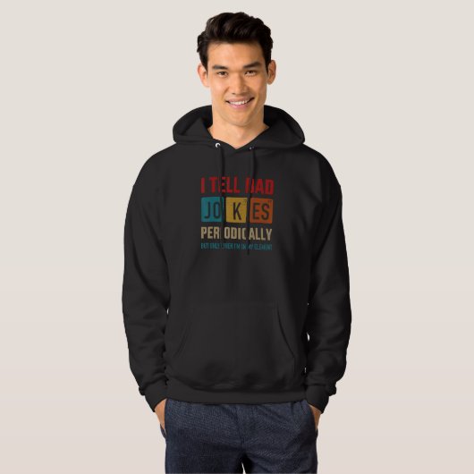 Ik vertel papa Jokes periodiek  Fath Hoodie (Voorkant volledig)