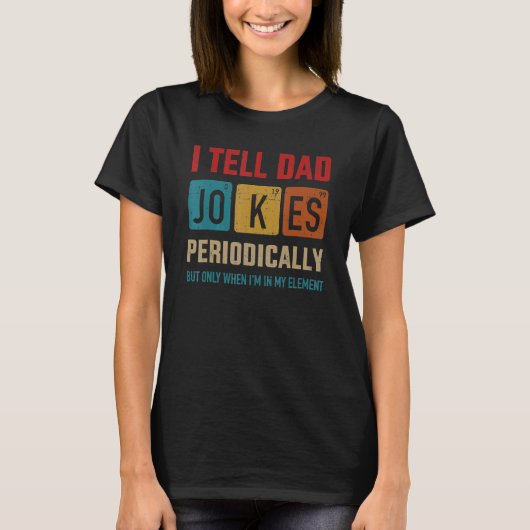 Ik vertel papa Jokes periodiek  Fath T-shirt (Voorkant)