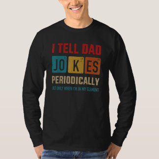 Ik vertel papa Jokes periodiek  Fath T-shirt