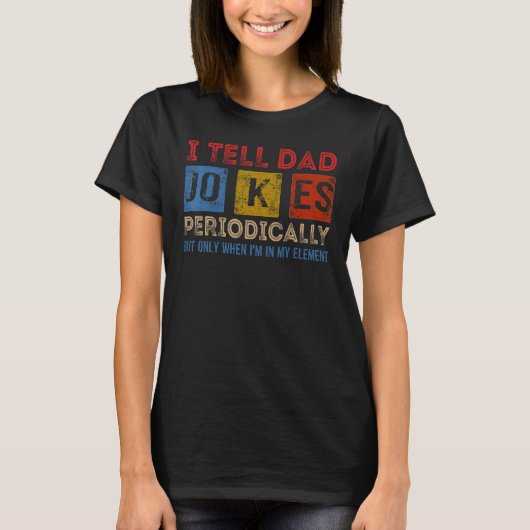 Ik vertel papa Jokes periodiek  Fath T-shirt (Voorkant)