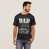 Ik vertel papa Jokes periodiek, maar alleen als ik T-shirt (Voorkant volledig)